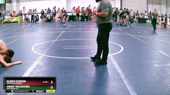 119 lbs Champ. Round 3 - Owen Walraven, Mattawan HS vs Alekh Marion, Michigan Premier