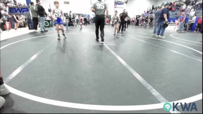 80 lbs Rr Rnd 3 - Tenner Gregory, Prodigy NDT vs Liam Kappler, Choctaw Ironman Youth Wrestling