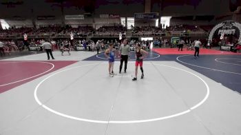 88 lbs Consi Of 4 - Kalijah Gonzales, Kingdom WC vs Samuel Maes, Westside WC