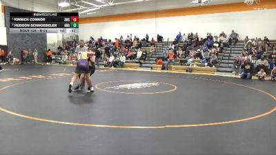 B-24 lbs Round 2 - Kinnick Connor, Sabertooth Wrestling Club vs Hudson Schnoebelen, Hawkeye Wrestling Academy