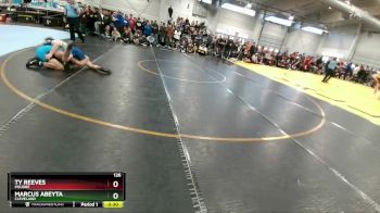 126 lbs Cons. Round 5 - Marcus Abeyta, Cleveland vs Ty Reeves, Poudre