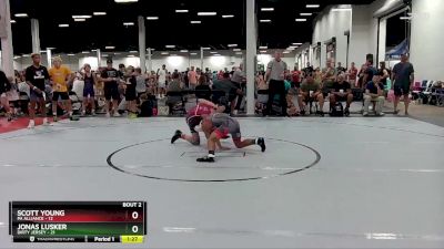 100 lbs Round 1 (4 Team) - Scott Young, PA Alliance vs Jonas Lusker, Dirty Jersey