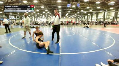 142 lbs Rr Rnd 2 - Brendan Kinley, Ohio United - MS vs Vincent Kisselbach, Mat Warriors Yellow MS - MS