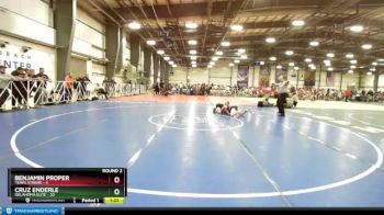 100 lbs Rd# 2 10:30am Friday - Cruz Enderle, Oklahoma Elite vs Benjamin Proper, Terps Xtreme
