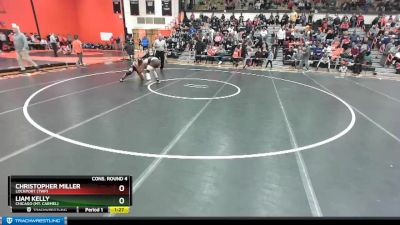 138 lbs Cons. Round 4 - Christopher Miller, LOCKPORT (Twp) vs Liam Kelly, Chicago (MT. CARMEL)