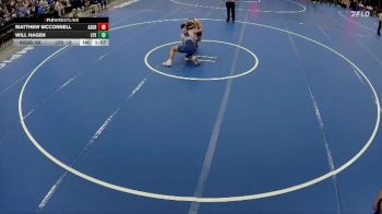 144 lbs Semis & 1st Wrestleback (8 Team) - Matthew McConnell, Ashland-Greenwood vs Will Hagen, Lincoln Pius X