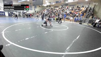 120 lbs Cons. Round 3 - Joshua Serna, Santiago Corona vs Brayden Barr, Paloma Valley