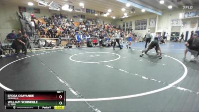 175 lbs 3rd Place Match - Efosa Osayande, Peninsula vs William Schindele, El Toro