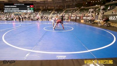 160 lbs 5th Place - Casen Sparks, Ankeny Wrestling Club vs Shipley Simmons, Shelton Wrestling Academy