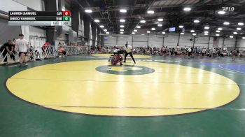 127 lbs Rr Rnd 1 - Lauren Samuel, Capital City Wrestling Club - MS vs Diego Vanbeek, Team Catalyst - MS