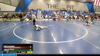 72 lbs Cons. Semi - Hadlei Seale, Ridgeline vs Demi Hoskins, Sanderson Wrestling Academy