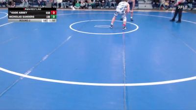 165 lbs Round 2 - Kade Abbey, Kearney vs Nicholas Sanders, Liberty North