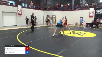 86 kg Consi Of 16 #2 - Colt Barley, Spartan Combat RTC/ TMWC vs Leonard Pinto, Nebraska Wrestling Training Center