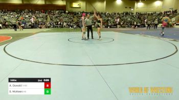 118 lbs Consi Of 8 #1 - De Ci Aye, New Plymouth vs Angela Sibrian, Top Dog Wrestling Club