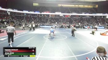 II-160 lbs Quarterfinal - Ryan Ross, Port Jervis vs Mason Rowley, Little Falls