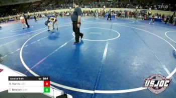 100 lbs Consi Of 8 #1 - Sydney Harris, Little Axe Takedown Club vs Taryn Beacom, Austin Texas Wrestling Club