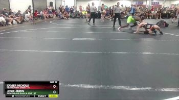 190 lbs Round 1 (8 Team) - Xavier Nichols, Headhunters Green vs Josh Hindin, New England Black & Gold