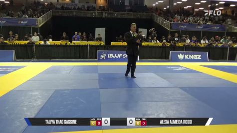 Taliya Thao Sassine vs Alexa Almeida Rossi 2026 Pan Kids Jiu-Jitsu IBJJF Championship