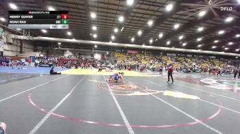 132 lbs Cons. Round 3 - Henry Quiver, Lander Tiger Tough vs Noah Rau, Gorilla Wrestling Club