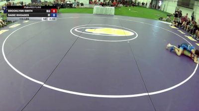 115 lbs Brooklynn Smith, South Dakota Gold vs Sadie Rhoades, Utah