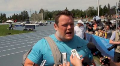 Dylan Armstrong heading into the hard training period to get set for Moscow after win at Edmonton International Track Classic