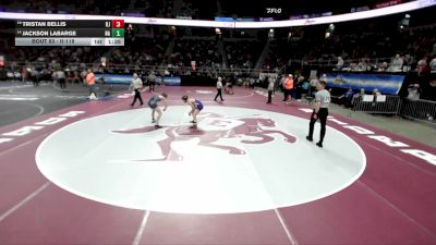II-118 lbs Champ. Round 1 - Tristan Bellis, Red Jacket vs Jackson Labarge, Northern Adirondack