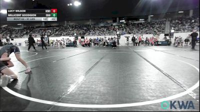 91 lbs Consi Of 8 #1 - Lucy Wilson, Newcastle Youth Wrestling vs Millicent Goodgion, Chandler Takedown Club