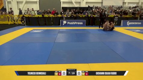 Giovanni Isaiah Rubio vs Youness Bennouali 2025 World IBJJF Jiu-Jitsu No-Gi Championship