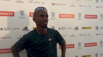 Mo Farah wanted to run a faster 5K, settles for the win in an all out 400-meter dash