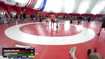 92-95 lbs Round 2 - Vander McAvoy, Geneseo vs Kutter Preslaski, Pulaski