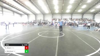 46 lbs Consi Of 4 - Kiah Alcon, Stout Wr Acd vs Jude Montoya, Top Rank