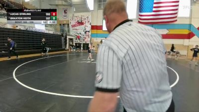 106 lbs Semifinal - Lucas Stirling, Thunder Basin vs Braxton Keith, Cheyenne East