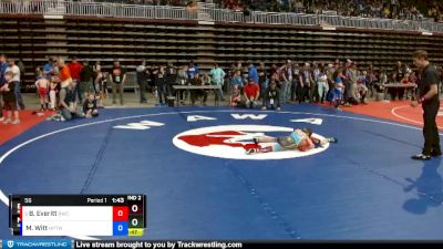 56 lbs Champ. Round 2 - Brixton Everitt, Rawlins Wrestling Club vs Maddox Witt, High Plains Thunder Wrestling Club