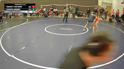 140 lbs Cons. Round 2 - Aurora Hiebert, Kelso vs Lindsey Faulkner, Dallas