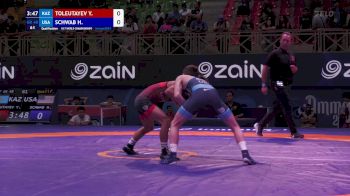 48 kg Qualif. - Yedige Toleutayev, Kazakhstan vs Hayden Schwab, United States