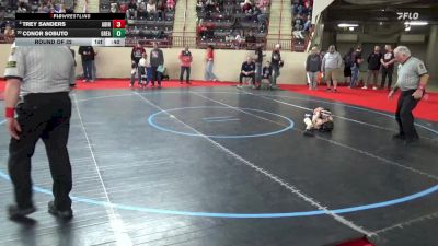 45_B lbs Round Of 32 - Trey Sanders, Abington Heights vs Conor Sobuto, Great Valley