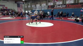 160 lbs Semifinal - Mason Espinoza, Buchanan vs Kris Castro, Chaminade College Prep Sch