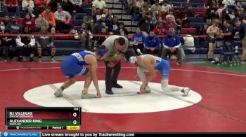 132 lbs Semifinal - RJ Villegas, Rancho Bernardo vs Alexander King, Eastlake