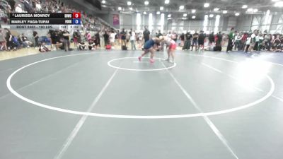 190 lbs Champ. Rd Of 16 - Laurissa Monroy, South Bellevue Wrestling Club vs Marley Faga-Tupai, FordDynastyWrestlingClub