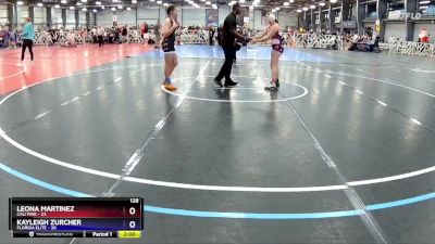 128 lbs Rd# 7- 9:00am Saturday - Leona Martinez, Cali Pink vs Kayleigh Zurcher, Florida Elite