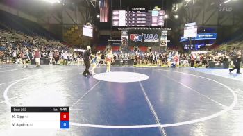 132 lbs Rnd Of 64 - Kayden Sipp, Nebraska vs Vanessa Aguirre, Arizona