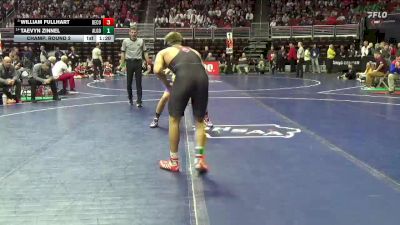 2A-165 lbs Champ. Round 2 - William Fullhart, Decorah vs Taevyn Zinnel, Algona