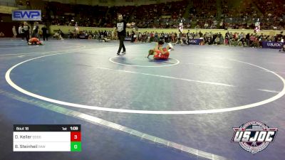 112 lbs Round Of 32 - Declan Keller, Dodge City Wrestling Academy vs Brandt Steinheil, Raw Wrestling Club