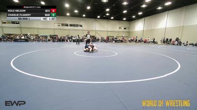 100 lbs Rr Rnd 1 - Kole Nelson, Untouchables 14U MN vs Charlie Flanery, Warrior Up 14U