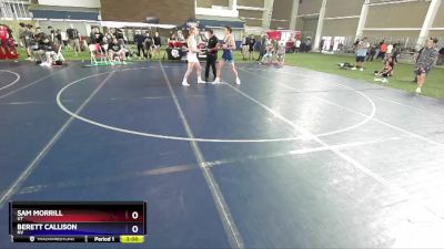 157 lbs Cons. Round 1 - Sam Morrill, UT vs Berett Callison, NV