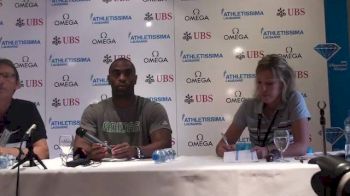 Tyson Gay catches reporter rephrasing question