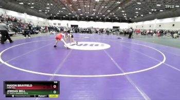 106 lbs Quarterfinal - Mason Brayfield, Park Hill vs Jordan Bell, St. Pius X (Kansas City)