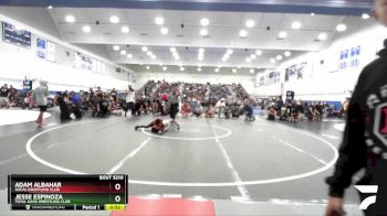 67 lbs Quarterfinal - Jesse Espinoza, Total Kaos Wrestling Club vs Adam Albahar, Socal Grappling Club