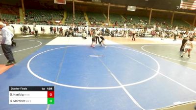 98 lbs Quarterfinal - Gunner Haelbig, Redskins WC vs Santino Martinez, NM Beast