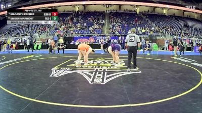 Girls-190 lbs Cons. Semi - Ember Marriott, Yale Hs Girls vs Madasyn Frisbie, Belding Area Hs Girls